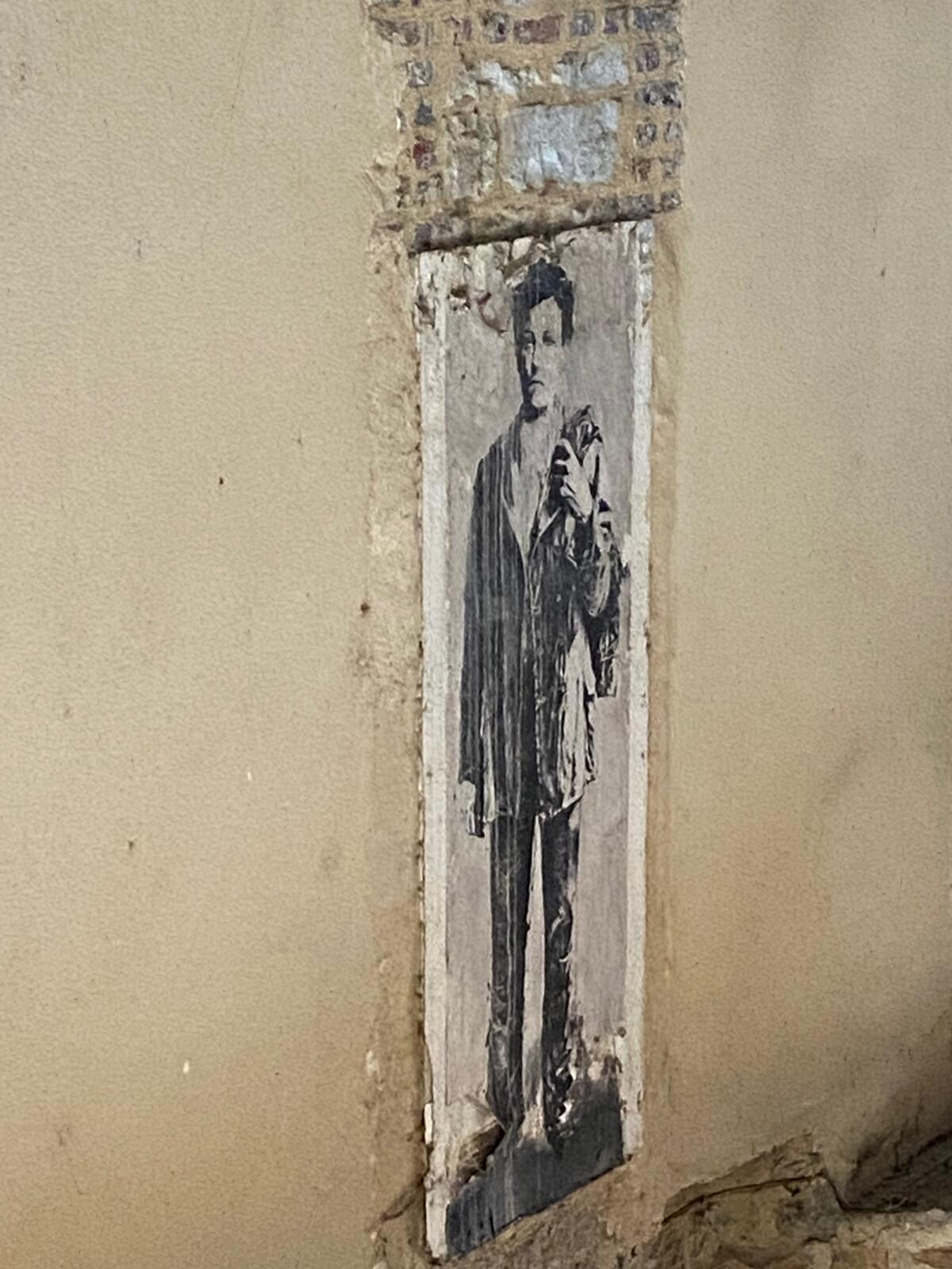 Ernest Pignon-Ernestのランボオのグラフィティ